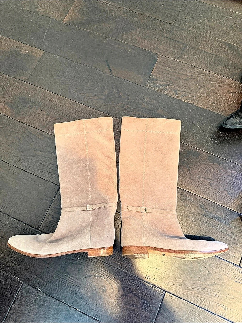Sergio Rossi Suede Over-the-Knee Boots Brown EU 36